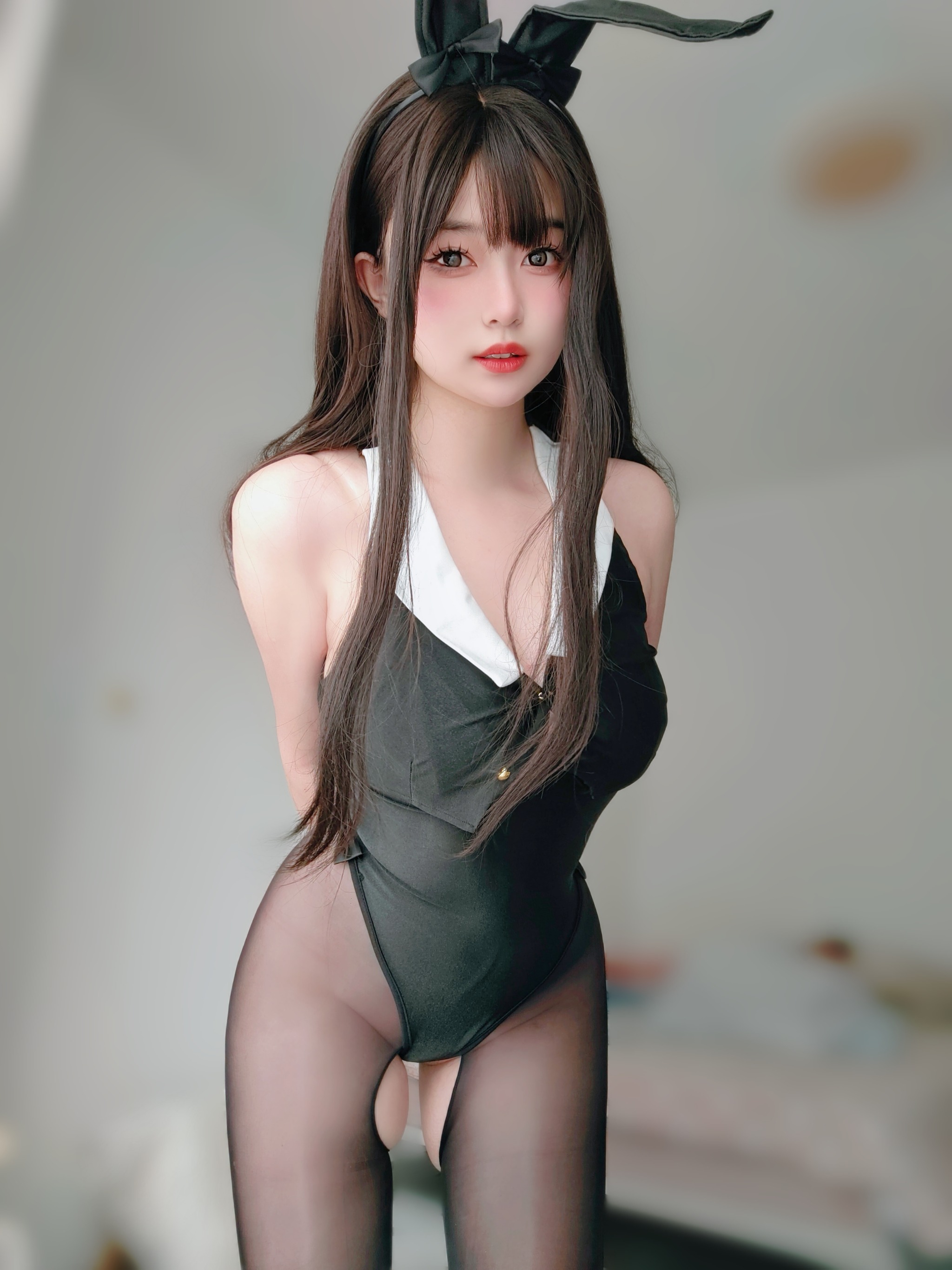 女主K - NO.020 黑丝兔女郎 [102P]-XikXak